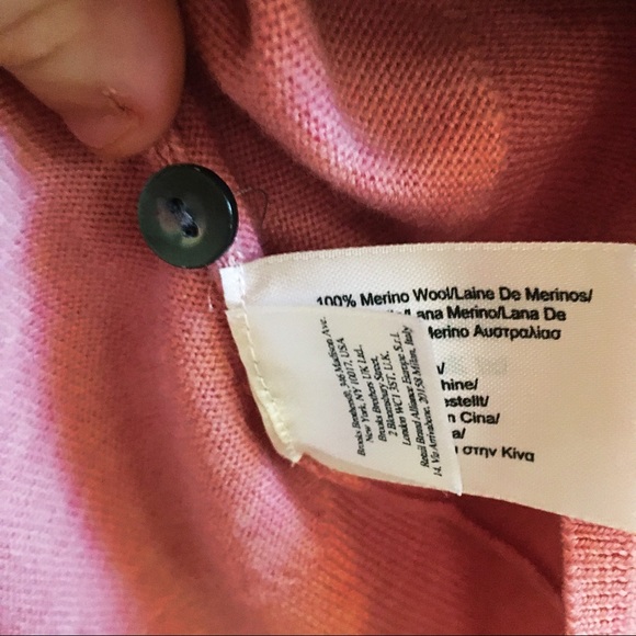 Brooks Brothers Merino Wool Pink Pullover Sweater - Picture 5 of 6